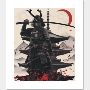 Samurai Warrior Posters and Art